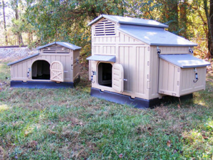 Snap Lock Standard and Large Chicken Coops for comparison